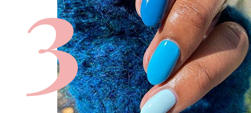Tendaces ongles vu sur Instagram - Les ongles multicolores
